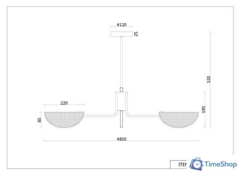 Подвесная люстра F-Promo Harsh 4082-7P - Изображение №5 — Интернет-магазин Time-Shop