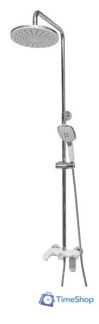 Душевая система  Hansberge H5033 (белый хром) - Изображение №2 — Интернет-магазин Time-Shop