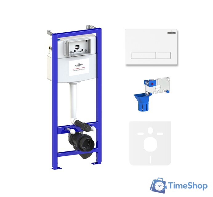 Инсталляция для унитаза Lavinia Boho Relfix 5 в 1 77010030 (белый пластик) - Изображение №1 — Интернет-магазин Time-Shop