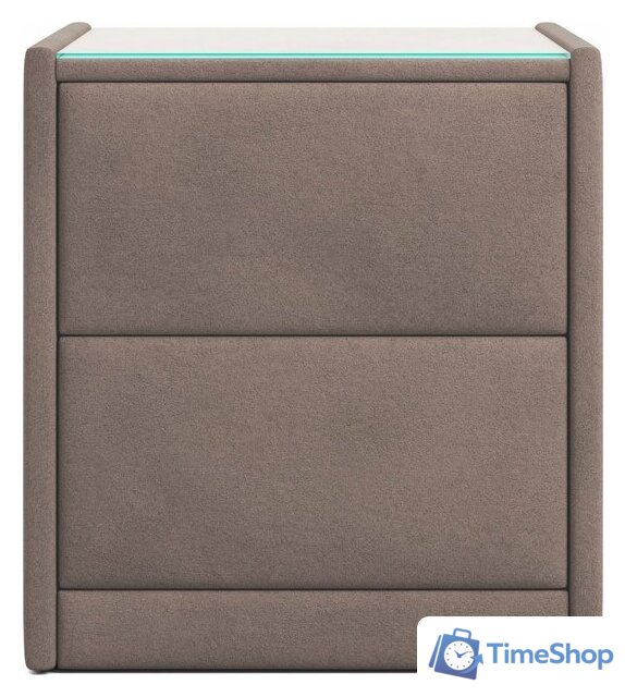 Тумба Мебельград Аризона мягкая (мора темно-коричневый) - Изображение №2 — Интернет-магазин Time-Shop