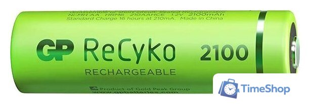 Аккумулятор GP ReCyko AA 2100mAh 2 шт. - Изображение №2 — Интернет-магазин Time-Shop