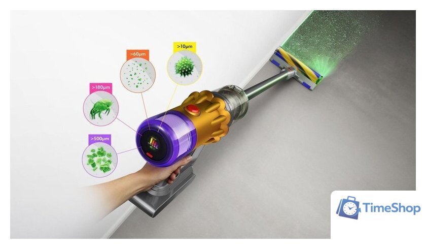 Пылесос Dyson V12 Detect Slim Absolute 448884-01 - Изображение №9 — Интернет-магазин Time-Shop