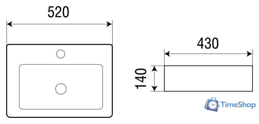 Умывальник WeltWasser Aisbach 5030 - Изображение №2 — Интернет-магазин Time-Shop