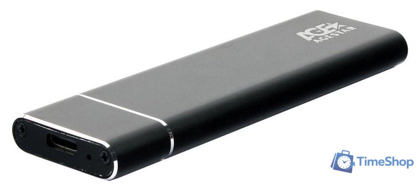 Бокс для накопителей M.2 AgeStar 3UBNF5C (черный) - Изображение №1 — Интернет-магазин Time-Shop