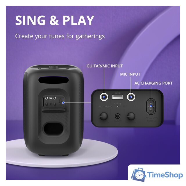 Беспроводная колонка Tronsmart Halo 200 (с 1-им микрофоном) - Изображение №19 — Интернет-магазин Time-Shop