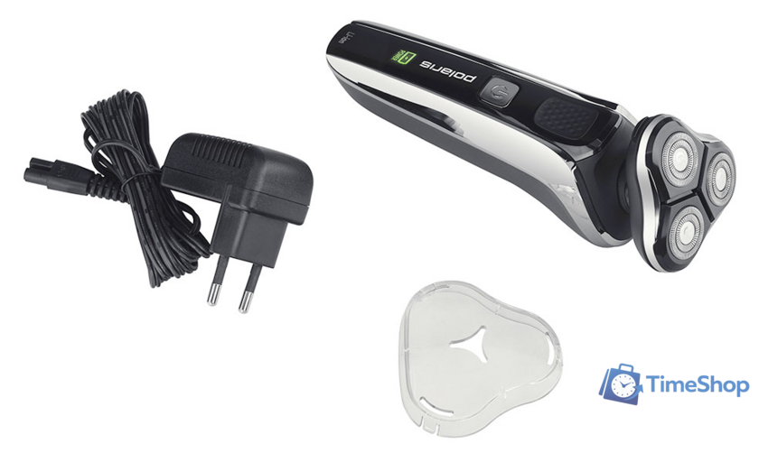 Электробритва Polaris PMR 0307RC wet&dry PRO 5 Blades+ - Изображение №5 — Интернет-магазин Time-Shop