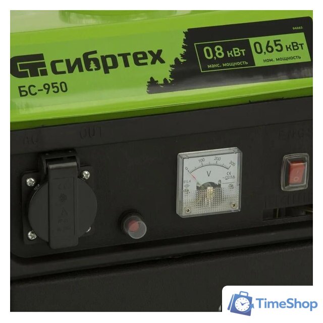 Бензиновый генератор СибрТех БС-950 - Изображение №11 — Интернет-магазин Time-Shop