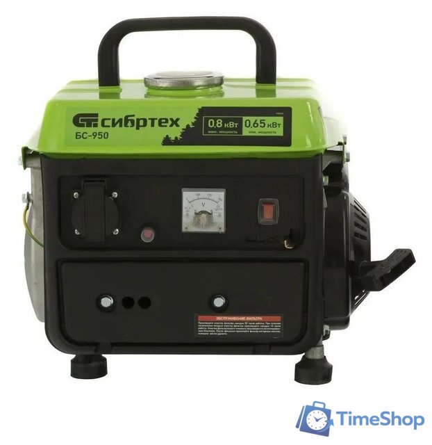 Бензиновый генератор СибрТех БС-950 - Изображение №3 — Интернет-магазин Time-Shop