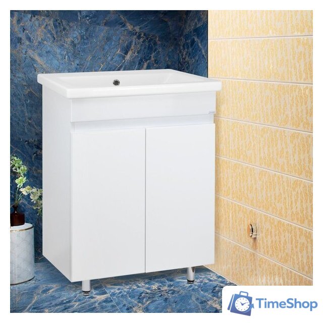  Doratiz Тумба под умывальник Doratiz Аква 60 9911.195 (белый) - Изображение №6 — Интернет-магазин Time-Shop