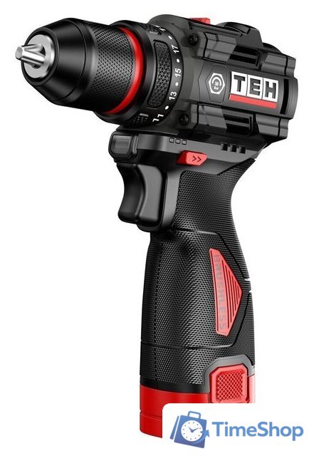 Дрель-шуруповерт TEH TDBL316-2B (с 2-мя АКБ, кейс) - Изображение №1 — Интернет-магазин Time-Shop
