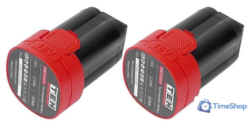 Дрель-шуруповерт TEH TDBL316-2B (с 2-мя АКБ, кейс) - Изображение №9 — Интернет-магазин Time-Shop