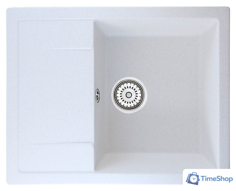 Кухонная мойка Berge BR-6502 (белый матовый) - Изображение №1 — Интернет-магазин Time-Shop