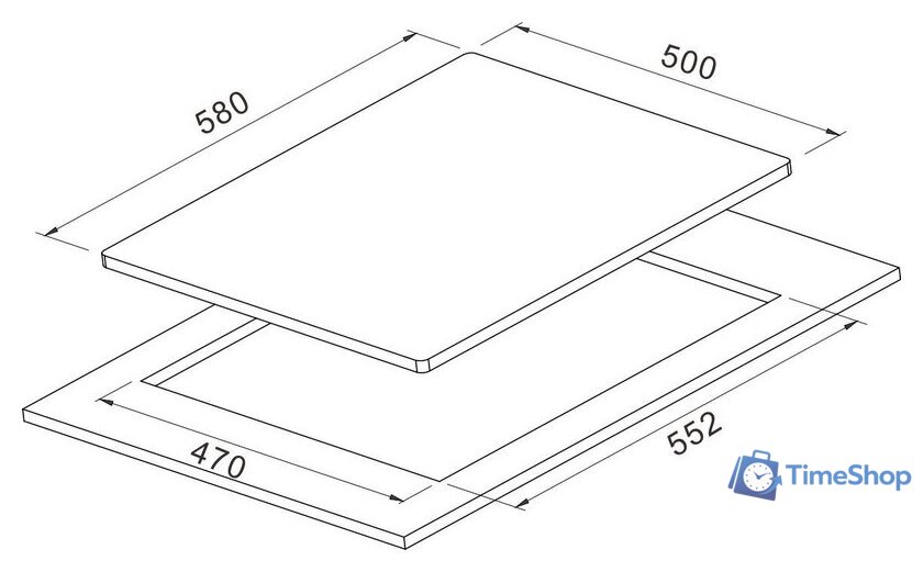 Варочная панель Hansa BHGI65135 - Изображение №2 — Интернет-магазин Time-Shop