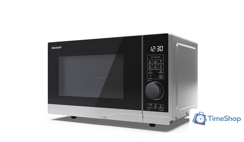 Микроволновая печь Sharp YC-PG204AE-S - Изображение №3 — Интернет-магазин Time-Shop
