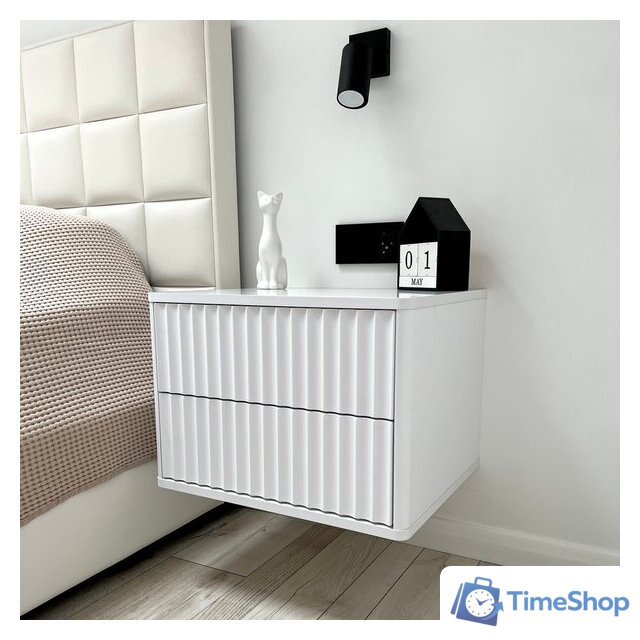 Тумба Shtabe Royal 5002 эко (белый/белый) - Изображение №3 — Интернет-магазин Time-Shop