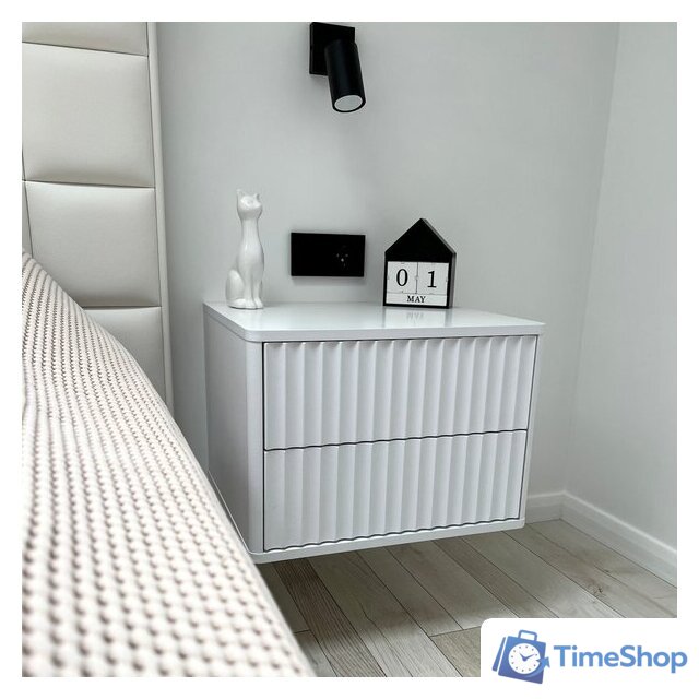 Тумба Shtabe Royal 5002 эко (белый/белый) - Изображение №2 — Интернет-магазин Time-Shop