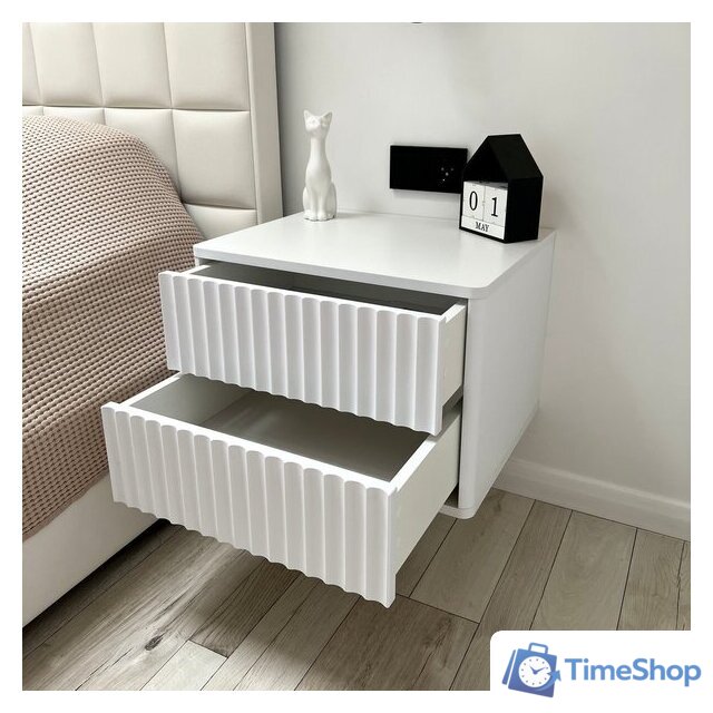 Тумба Shtabe Royal 5002 эко (белый/белый) - Изображение №6 — Интернет-магазин Time-Shop