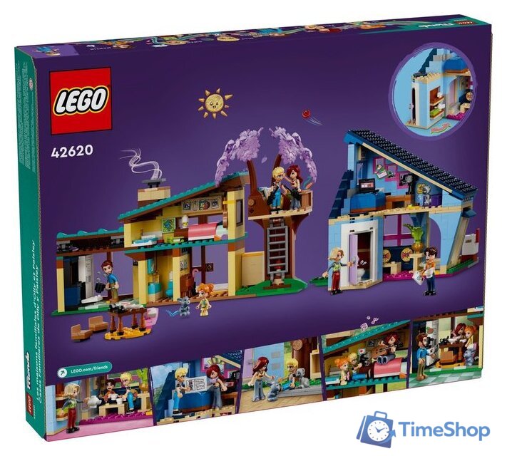 Конструктор LEGO Friends 42620 Дома Олли и Пейсли - Изображение №2 — Интернет-магазин Time-Shop