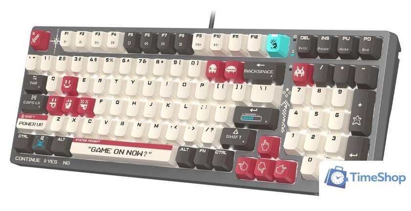 Клавиатура A4Tech Bloody S98 Pixels Red (Bloody BLMS Red Plus, нет кириллицы) - Изображение №6 — Интернет-магазин Time-Shop