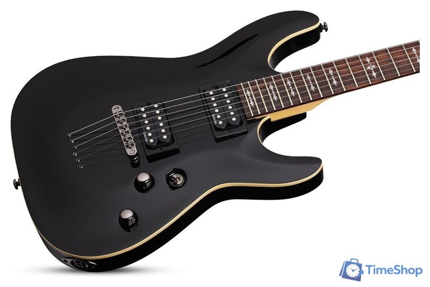 Электрогитара Schecter Omen-6 BLK - Изображение №3 — Интернет-магазин Time-Shop