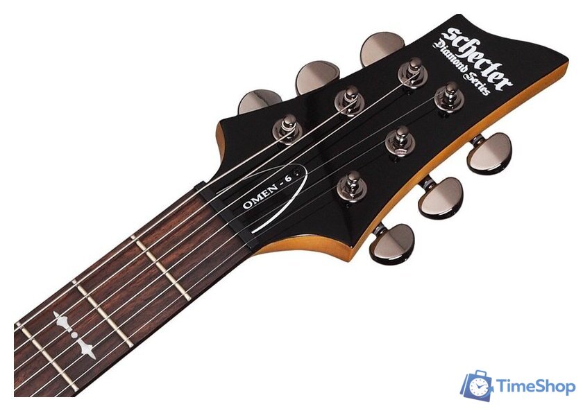 Электрогитара Schecter Omen-6 BLK - Изображение №6 — Интернет-магазин Time-Shop
