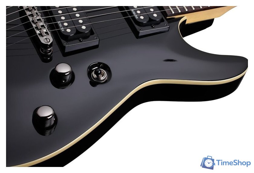 Электрогитара Schecter Omen-6 BLK - Изображение №5 — Интернет-магазин Time-Shop