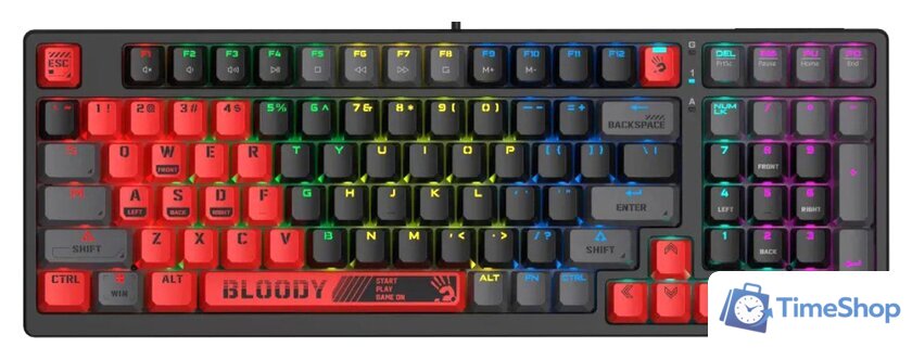Клавиатура A4Tech Bloody S98 Sports Red (Bloody BLMS Red) - Изображение №1 — Интернет-магазин Time-Shop