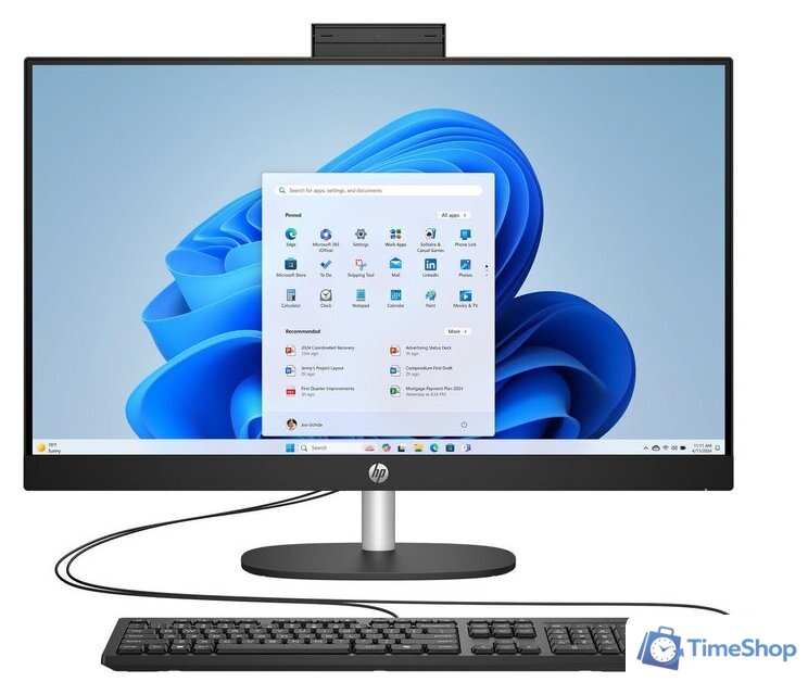 Моноблок HP 27-cr2042nh D30C5EA - Изображение №1 — Интернет-магазин Time-Shop