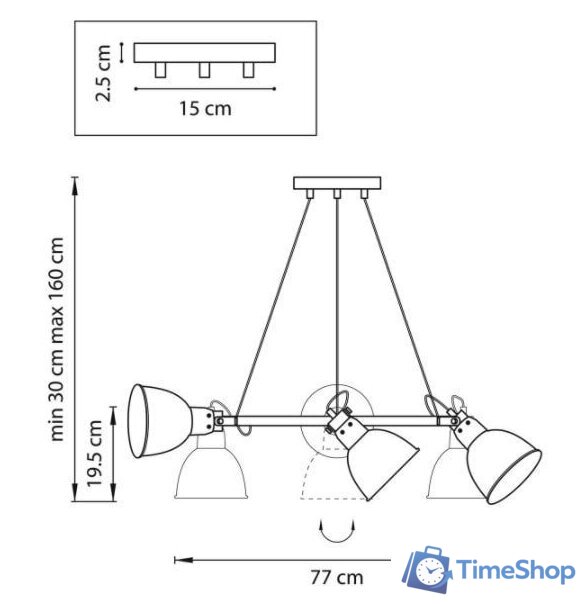 Подвесная люстра Lightstar Acrobata 761160 - Изображение №6 — Интернет-магазин Time-Shop