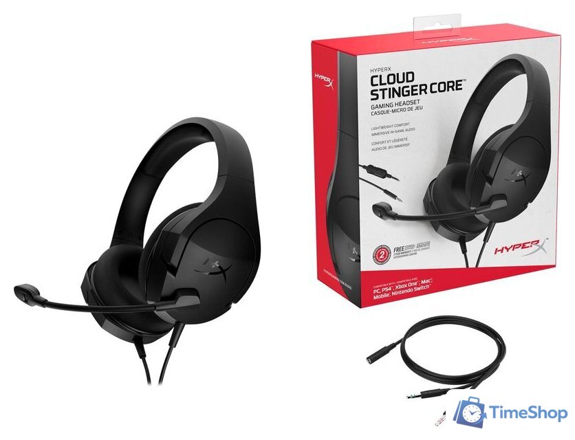 Наушники HyperX Cloud Stinger Core PC - Изображение №7 — Интернет-магазин Time-Shop