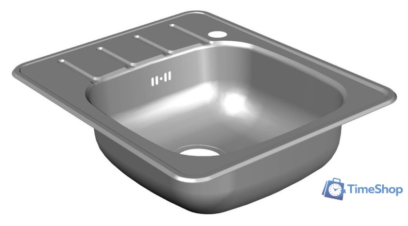 Кухонная мойка Ukinox Гранд GRM600.480-GT6K 1R (с сифоном S701) - Изображение №3 — Интернет-магазин Time-Shop