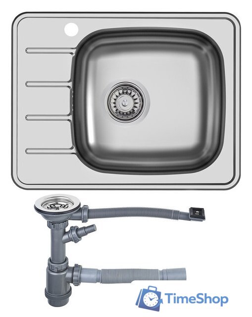 Кухонная мойка Ukinox Гранд GRM600.480-GT6K 1R (с сифоном S701) - Изображение №1 — Интернет-магазин Time-Shop