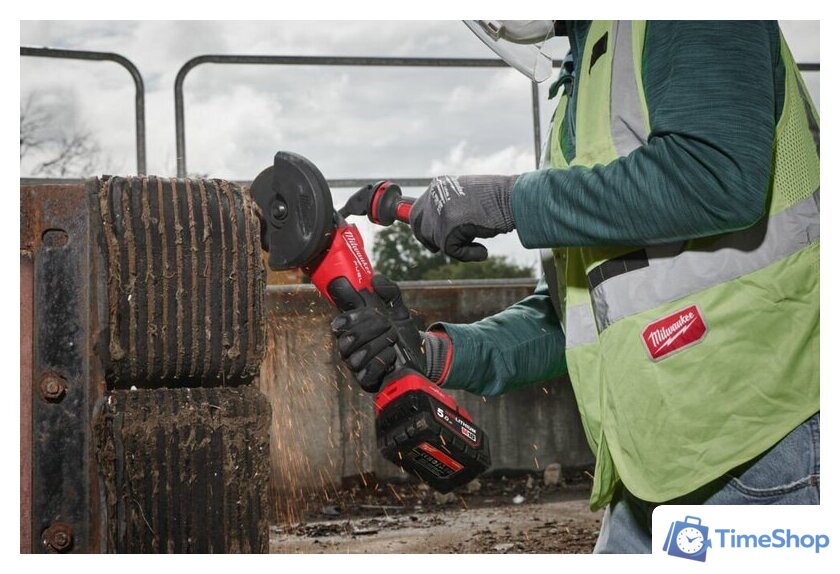 Угловая шлифмашина Milwaukee M18 Fuel One-Key M18FSAGSVO125X-0X 4933493552 (без АКБ, кейс) - Изображение №24 — Интернет-магазин Time-Shop