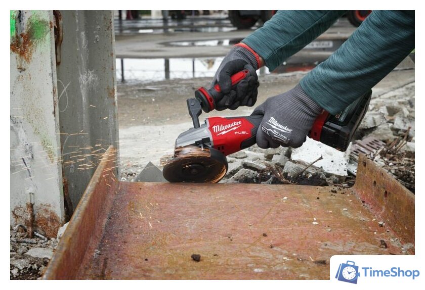 Угловая шлифмашина Milwaukee M18 Fuel One-Key M18FSAGSVO125X-0X 4933493552 (без АКБ, кейс) - Изображение №26 — Интернет-магазин Time-Shop