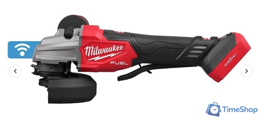Угловая шлифмашина Milwaukee M18 Fuel One-Key M18FSAGSVO125X-0X 4933493552 (без АКБ, кейс) - Изображение №2 — Интернет-магазин Time-Shop
