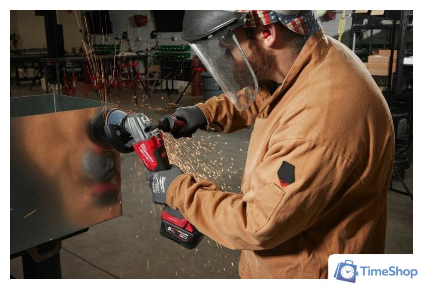 Угловая шлифмашина Milwaukee M18 Fuel One-Key M18FSAGSVO125X-0X 4933493552 (без АКБ, кейс) - Изображение №20 — Интернет-магазин Time-Shop