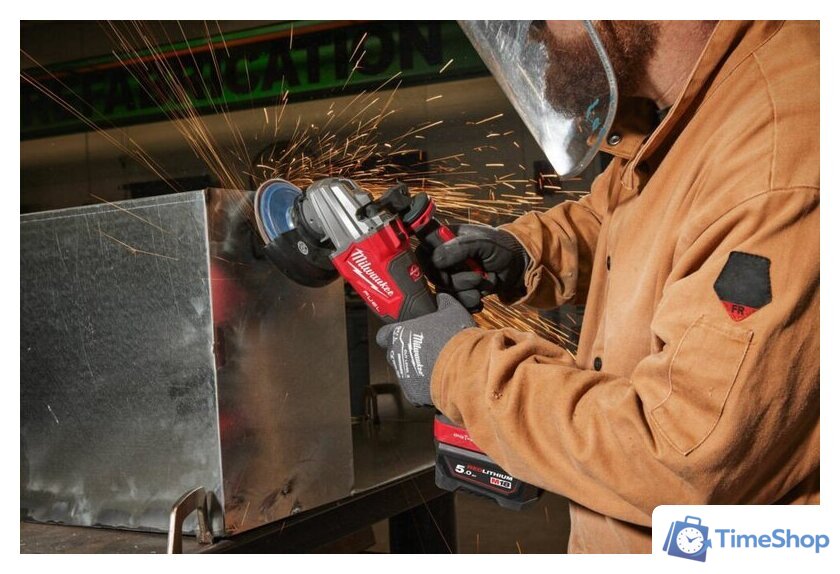 Угловая шлифмашина Milwaukee M18 Fuel One-Key M18FSAGSVO125X-0X 4933493552 (без АКБ, кейс) - Изображение №23 — Интернет-магазин Time-Shop