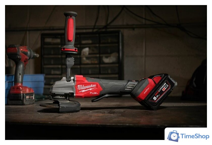 Угловая шлифмашина Milwaukee M18 Fuel One-Key M18FSAGSVO125X-0X 4933493552 (без АКБ, кейс) - Изображение №15 — Интернет-магазин Time-Shop