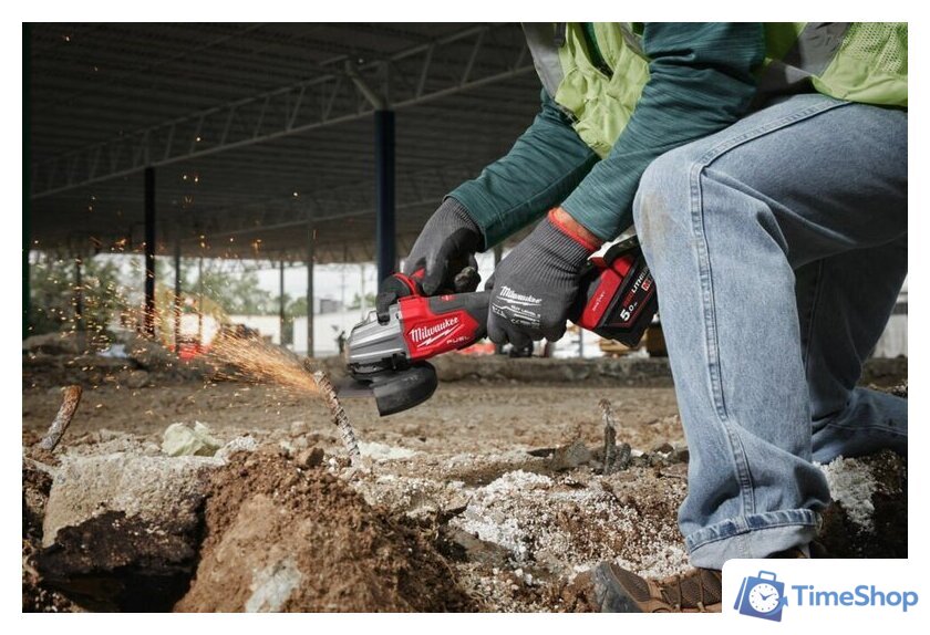 Угловая шлифмашина Milwaukee M18 Fuel One-Key M18FSAGSVO125X-0X 4933493552 (без АКБ, кейс) - Изображение №25 — Интернет-магазин Time-Shop