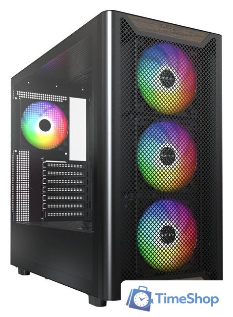 Корпус Montech XR Wood (черный) - Изображение №1 — Интернет-магазин Time-Shop