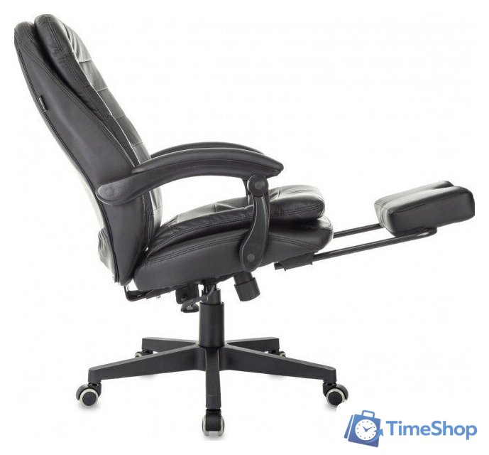 Офисное кресло Бюрократ T-9950MSG-F (черный, экокожа) - Изображение №7 — Интернет-магазин Time-Shop