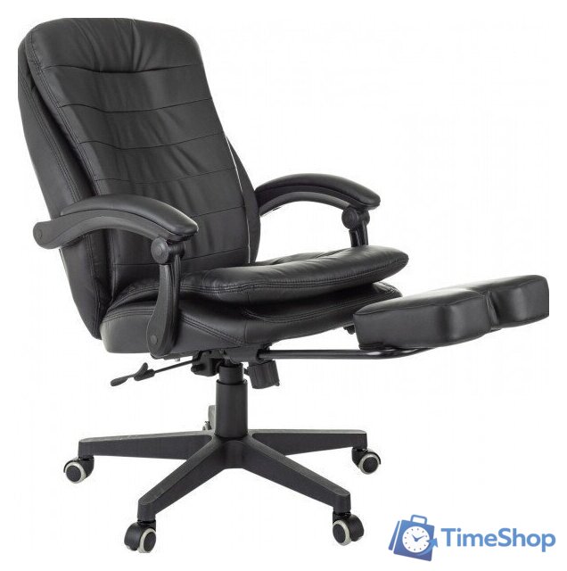 Офисное кресло Бюрократ T-9950MSG-F (черный, экокожа) - Изображение №8 — Интернет-магазин Time-Shop