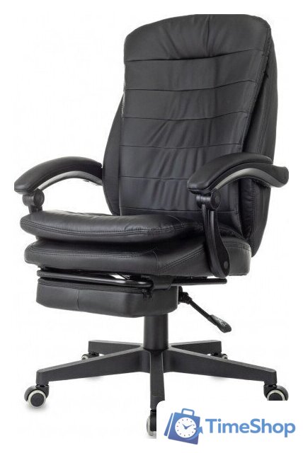 Офисное кресло Бюрократ T-9950MSG-F (черный, экокожа) - Изображение №3 — Интернет-магазин Time-Shop