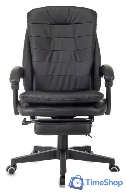 Офисное кресло Бюрократ T-9950MSG-F (черный, экокожа) - Изображение №2 — Интернет-магазин Time-Shop