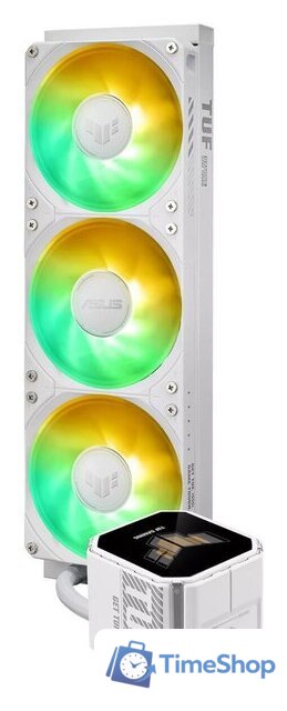 Система жидкостного охлаждения для процессора ASUS TUF Gaming LC III 360 ARGB LCD (белый) - Изображение №7 — Интернет-магазин Time-Shop