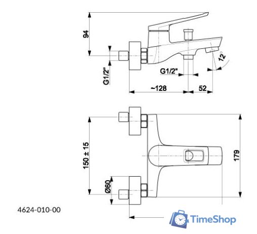 Смеситель Armatura Amazonit 4624-010-00 - Изображение №3 — Интернет-магазин Time-Shop