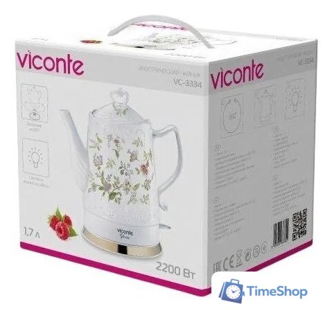 Электрический чайник Viconte VC-3334 - Изображение №2 — Интернет-магазин Time-Shop