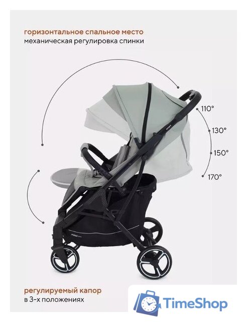 Коляска прогулочная «книга» Rant MOWbaby Smart 2023 MB101 (green) - Изображение №23 — Интернет-магазин Time-Shop