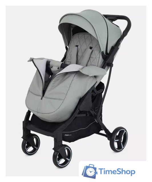 Коляска прогулочная «книга» Rant MOWbaby Smart 2023 MB101 (green) - Изображение №4 — Интернет-магазин Time-Shop