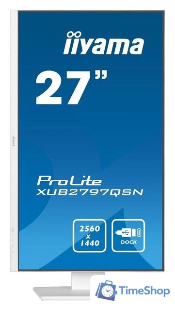 Монитор iiyama ProLite XUB2797QSN-W2 - Изображение №5 — Интернет-магазин Time-Shop